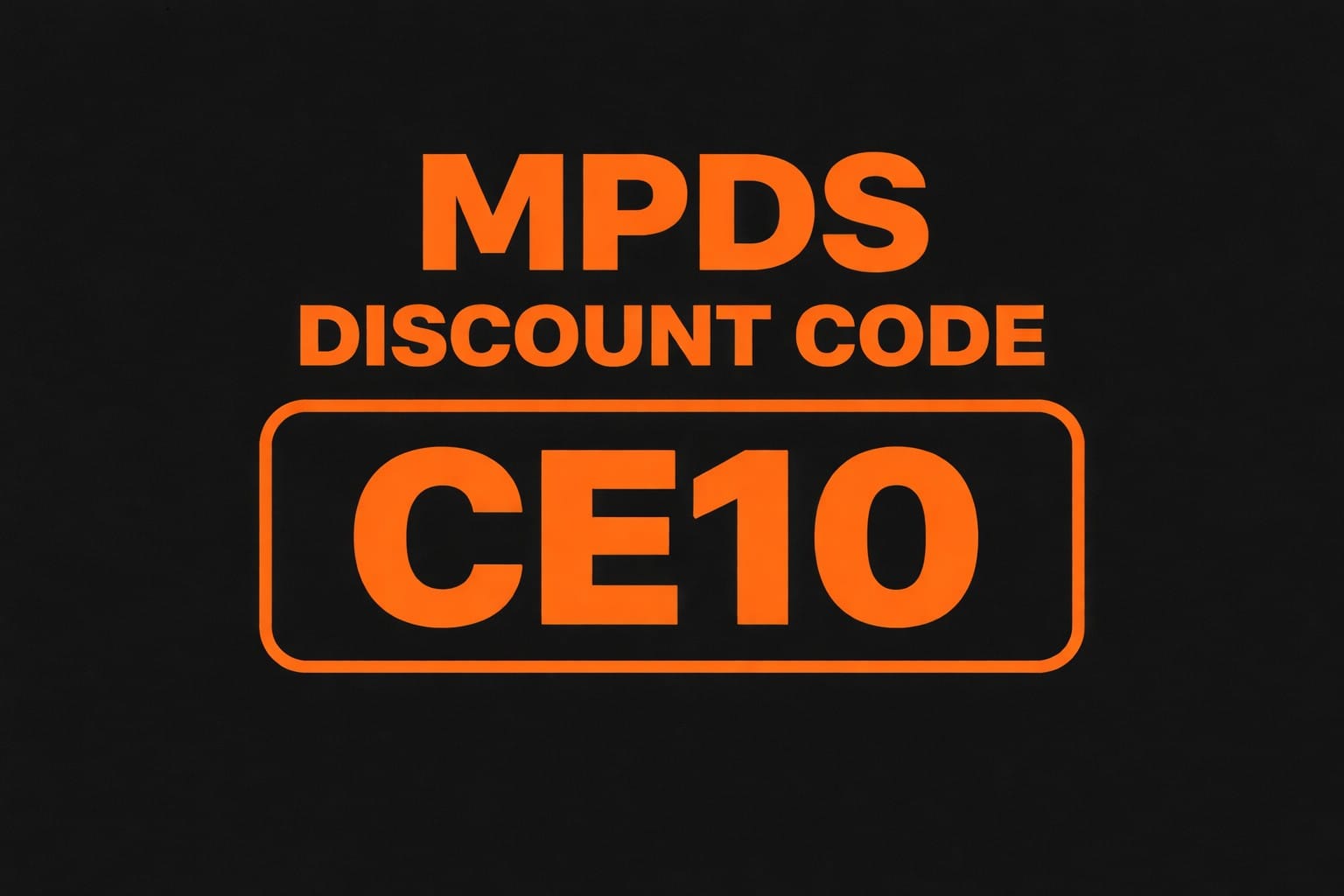 MPDS kortingscode