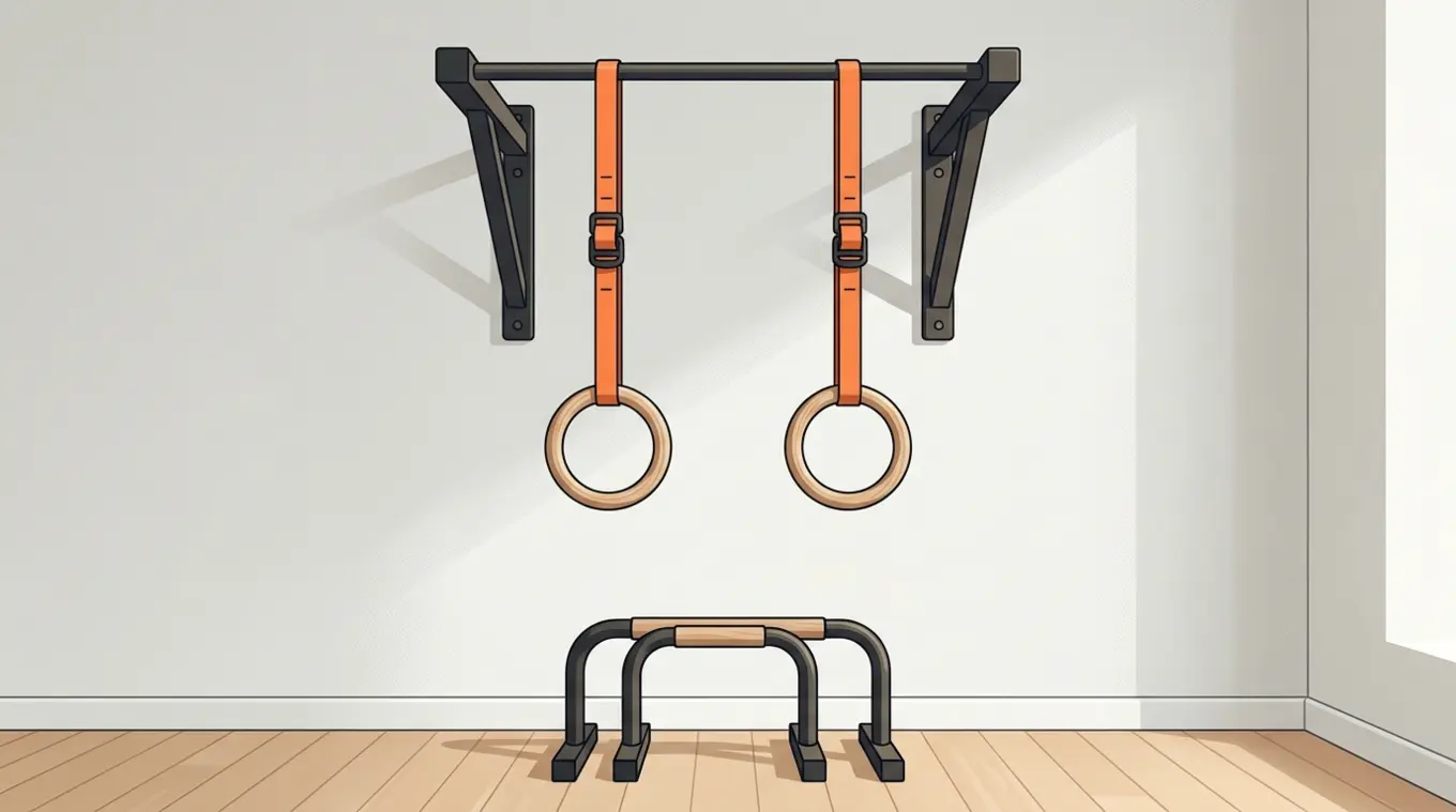 Alles in een calisthenics equipment