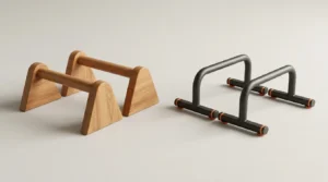 houten parallettes vs metalen parallettes